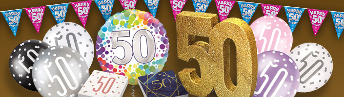 50th Birthday | Party Supplies | Party Save Smile